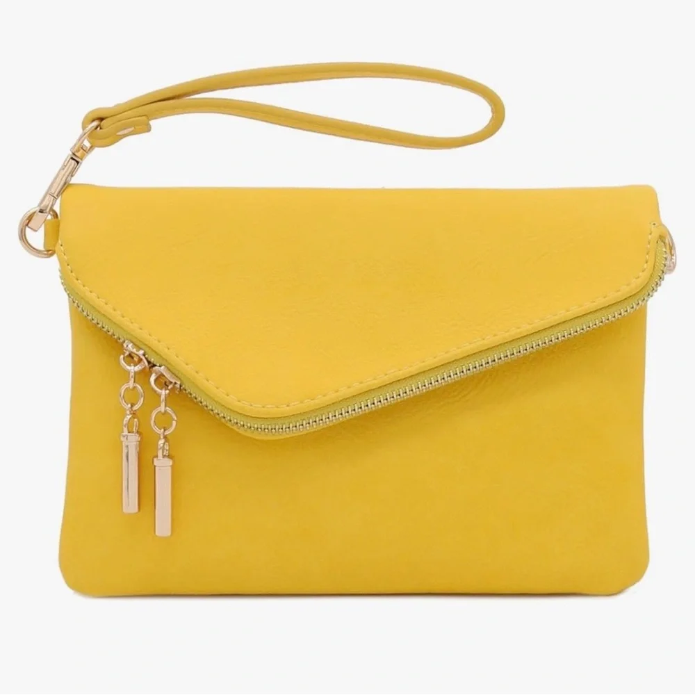 Vibrant Yellow Women's Clutch
